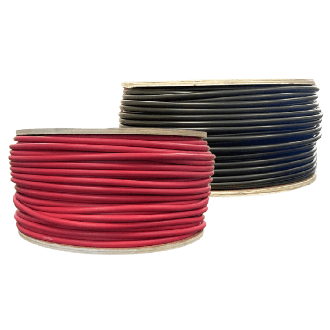 WindyNation 500 Foot Spool 10 Gauge 10 AWG Black Pure Copper Solar Panel Extension Cable Wire