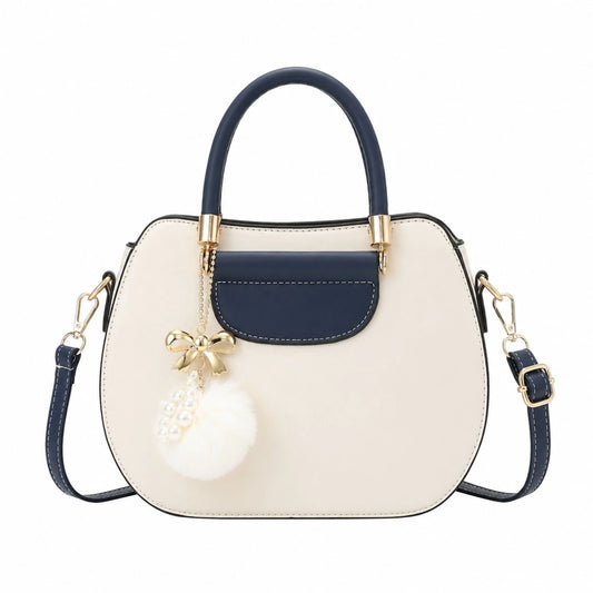 Women's Structured Faux Leather Handbag