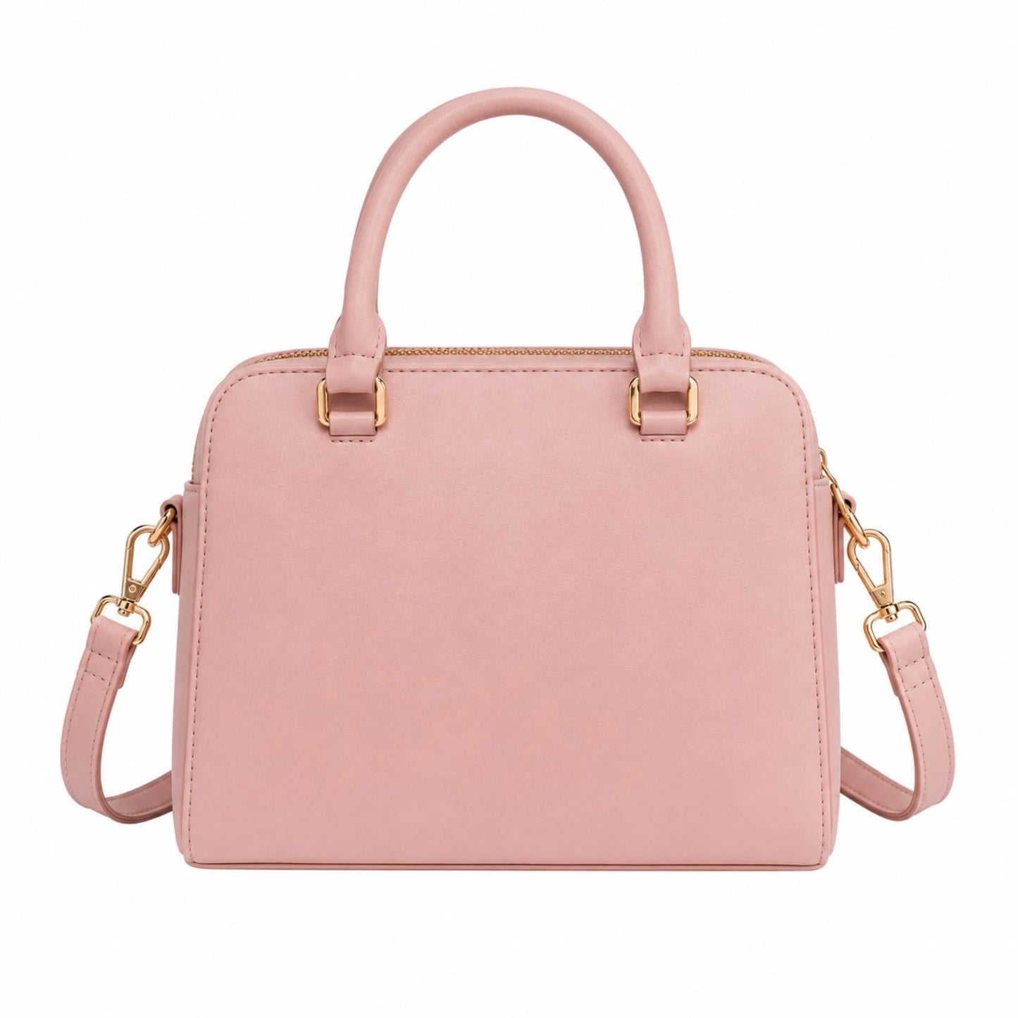 Women's Pink Top Handle Shoulder Handbag