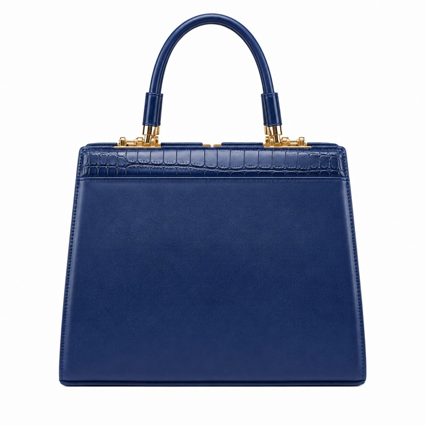 Women's Structured Leather Shoulder Handbag
